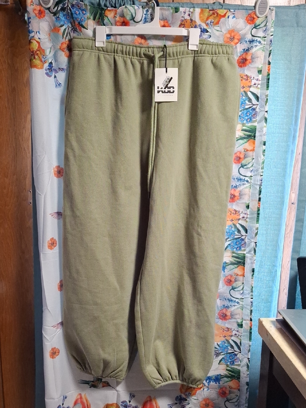 KBB Olive Green Drawstring Sweatpants Size XL